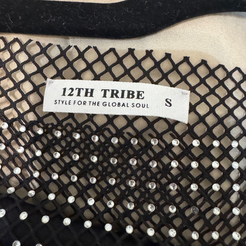12th Tribe - rhinestone dress SMALL - Picture 2 of 2